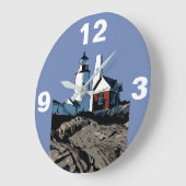 尖点灯 ラージ壁時計 (傾斜)