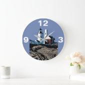 尖点灯 ラージ壁時計 (ホーム)