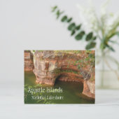 尖閣諸島レイクショアキーホールアーチ ポストカード (スタンド正面)