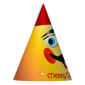 尖頭クリスマスくるみ割り玩具兵士 パーティーハット (左)