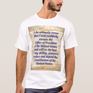 就任の宣誓 Tシャツ