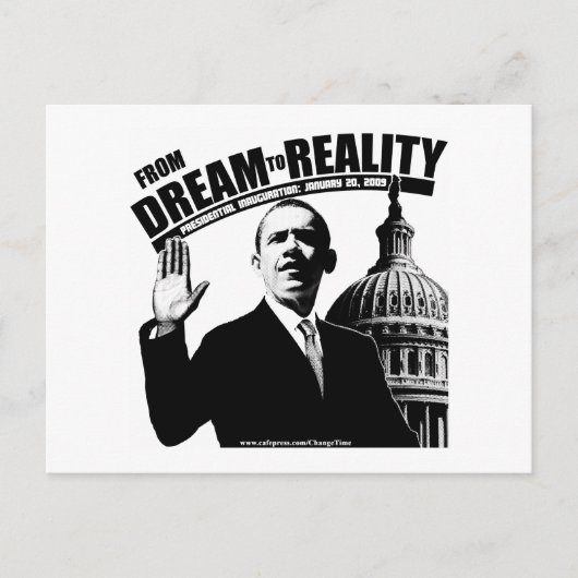 就任はがき ポストカード (正面)