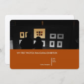 就任展覧会の招待状 招待状 (正面/裏面)