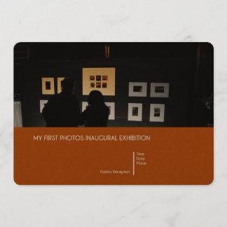 就任展覧会の招待状 招待状