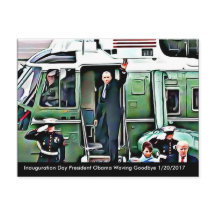 就任式のオバマ大統領とドナルド・トランプ