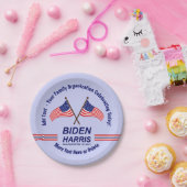 就任式のパーティー名前を追加文字小7" ペーパープレート (パーティー)