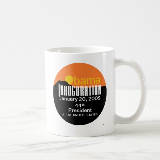 就任式のマグ コーヒーマグカップ (右)