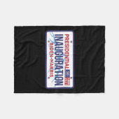 就任式ジョーバイデン氏大統領カマラハリス フリースブランケット (正面(横))