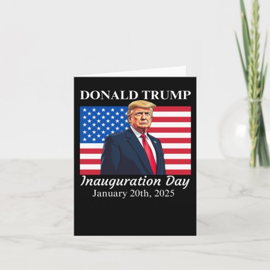 就任式ドナルドトランプ2025 カード (正面)