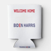 就任式2021ウェルカムホームバイデン氏ハリス 缶クーラー (裏面)