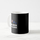 就任式2025年1月20日エラー終了 コーヒーマグカップ (正面左)