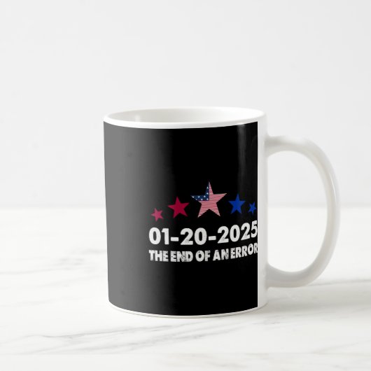就任式2025年1月20日エラー終了 コーヒーマグカップ (右)