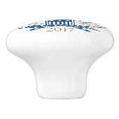 就任式Donald Trump Mike Pence 2017ロゴUSA セラミックノブ (側面)