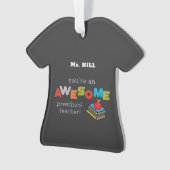 就学先生感謝の日素晴らし, オーナメント (正面)