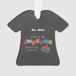 就学先生感謝の日素晴らし, オーナメント