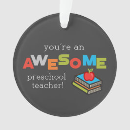 就学先生感謝の日素晴らし, オーナメント