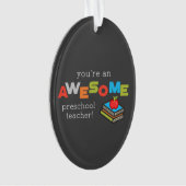 就学先生感謝の日素晴らし, オーナメント (正面)