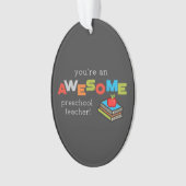 就学先生感謝の日素晴らし, オーナメント (正面)