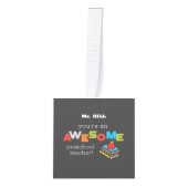 就学先生感謝の日素晴らし, キューブオーナメント (正面)