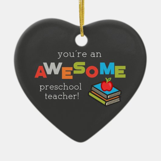 就学先生感謝の日素晴らし, セラミックオーナメント (正面)