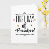 就学初日 カード (黄色い花)