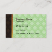 就学前のテレホンカード 名刺 (裏面)