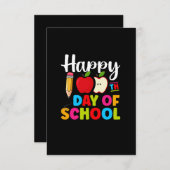 就学前の先生に進む 招待状 (正面/裏面)