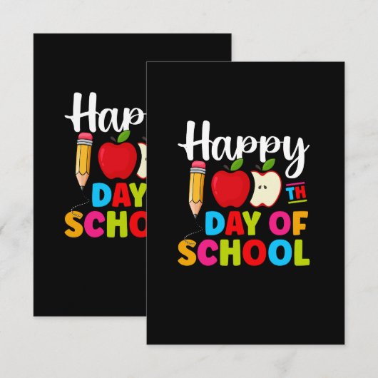 就学前の先生に進む 招待状 (正面/裏面)