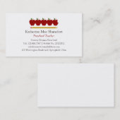 就学前の先生のプロフェッショナル 名刺 (正面/裏面)