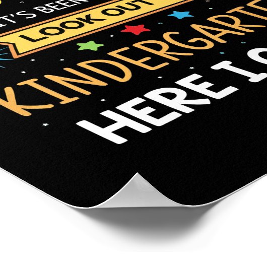 就学前の卒業生先生子 ポスター (角)