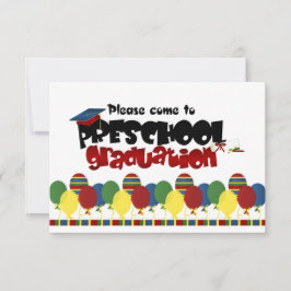 就学前の卒業発表招待状 招待状