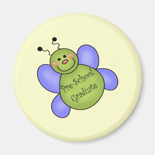 就学前の卒業祝い マグネット (正面)