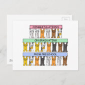 就学前の卒業祝い 案内ポストカード (正面/裏面)