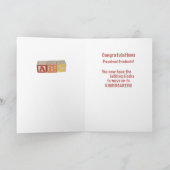 就学前の卒業 カード (内部)