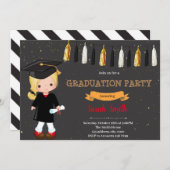 就学前の子供の卒業式の招待状 シーズンカード (正面/裏面)