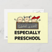 就学前の学校カッコいいはTシャツとギフトだ ポストカード (正面/裏面)