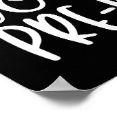 就学前の学校最後の日教え ポスター (角)