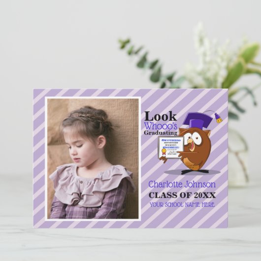 就学前の幼稚園の写真の発表 案内状 (スタンド正面)