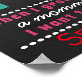 就学前の最初の日のスクールカルボード看板 ポスター (角)