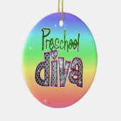 就学前の花型女性歌手の学校の等級の子供の女の子の輝き セラミックオーナメント (右)