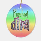 就学前の花型女性歌手の学校の等級の子供の女の子の輝き セラミックオーナメント (左)