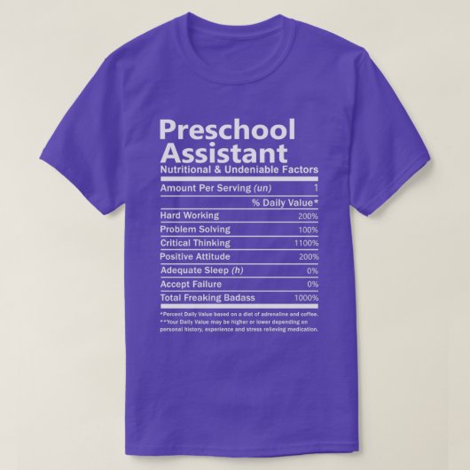 就学前の補助栄養と否定できないFac Tシャツ (デザイン正面)