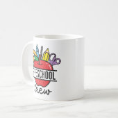 就学前クルー就学前チーム コーヒーマグカップ (正面左)