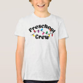 就学前クルー就学前チーム トライブレンドＴシャツ (正面)