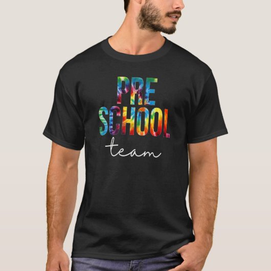 就学前チーム絞り染め感謝の日ハローバック Tシャツ (正面)