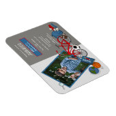 就学前フォトボーイ卒業パーティー招待状 マグネット (右側)