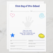 就学前プリント (正面/裏面)