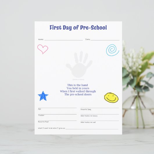 就学前プリント (スタンド正面)