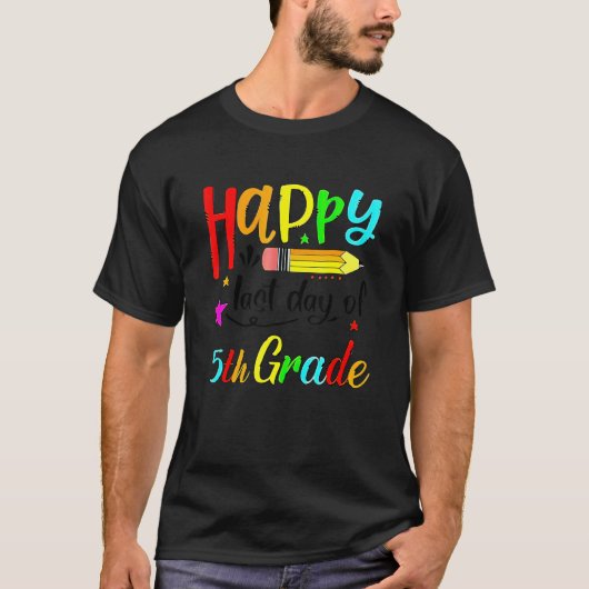 就学前先生の卒業生の幸せ Tシャツ (正面)
