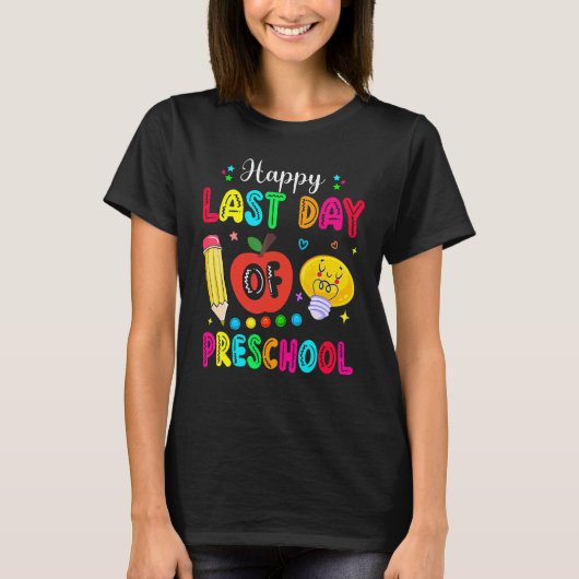 就学前先生の卒業生の幸せ Tシャツ (正面)